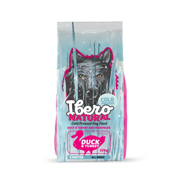 Ibero Cold Press Dog Starter/Puppy Duck&Turkey - 3kg