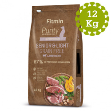 Fitmin dog Purity GF Senior&Light Lamb 12kg