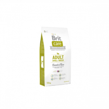 BRIT CARE ADULT SMALL BREED LAMB & RICE 7,5kg